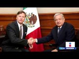 AMLO se reúne con el embajador de Estados Unidos | Noticias con Yuriria Sierra