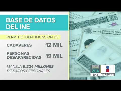 Bases del INE permite la identificación de 12 mil cadáveres | Noticias con Francico Zea