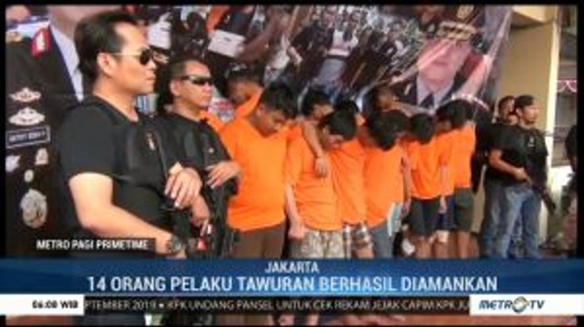 Polres Jakbar Tangkap 14 Anggota Geng Motor Pelaku Tawuran