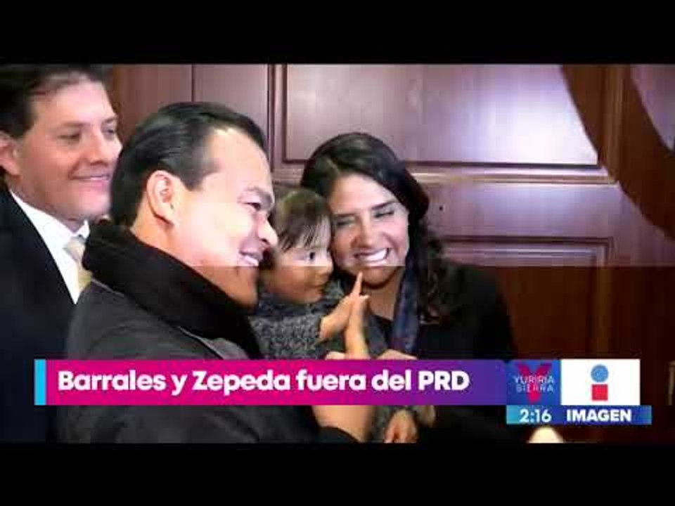 Alejandra Barrales y Juan Zepeda renuncian al PRD | Noticias con Yuriria Sierra