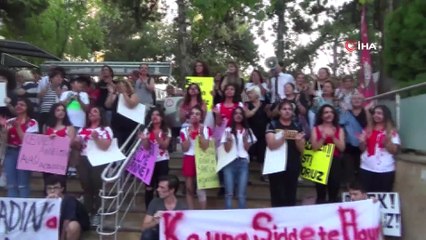 Kadın cinayetlerine Bilecik'te ilginç protesto