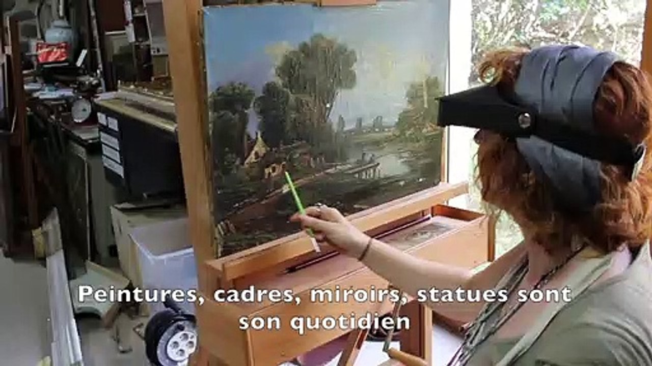Restauratrice d'art