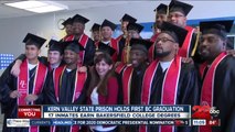Inmates earn Bakersfield College degrees from behind bars