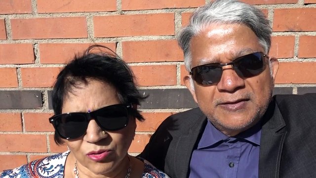 BDMV-164 Aruna & Hari Sharma enjoying Sunshine at Stadsbiblioteket Uppsala Jun 26, 2019