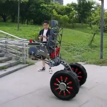 Serait-ce le fauteuil roulant du futur ?