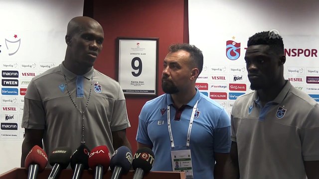 Trabzonspor-AEK maçının ardından - Ekuban-Nwakaeme - TRABZON