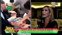 ¡Carolina Jaume sintió terror! Contó cómo fue el accidente de su hijo