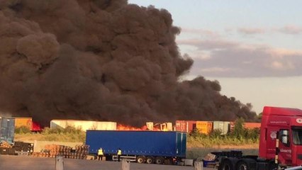 Fire at Hotpoint in Peterborough