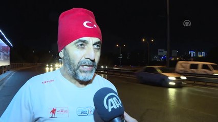 Dernek başkanından 30 Ağustos Zafer Bayramı'nda vefa yürüyüşü - İSTANBUL