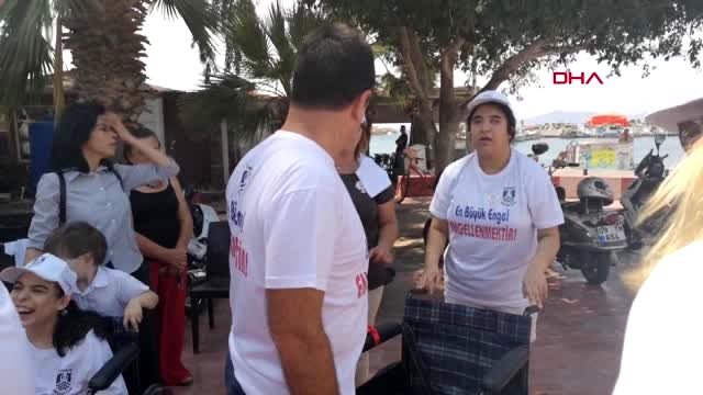 Başkan aras'tan, tekerlekli sandalye ile farkındalık eylemi