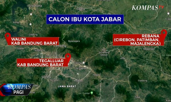 Wacana Ibu Kota Jabar Pindah dari Bandung, Ridwan Kamil Usulkan 3 Lokasi Baru