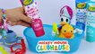 Banho no Pato Donald com Tintas Coloridas Kit Pato e Tubarão A Casa do Mickey Mouse ClubHouse Bath