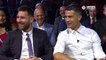 Que Resenha  Messi e Cristiano Ronaldo na Cerimonia melhor da UEFA