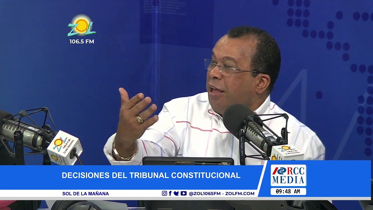 Euri Cabral comenta decisiones del Tribunal Constitucional