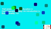 Full version  Special Education in Contemporary Society: An Introduction to Exceptionality  For