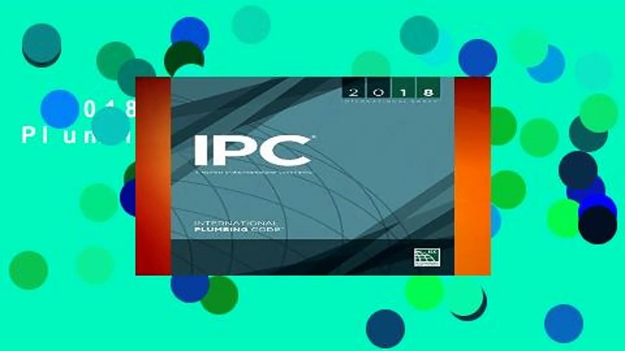2018 International Plumbing Code Complete video Dailymotion