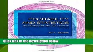 [FREE] The Probability and Statistics for Engineering and the Sciences