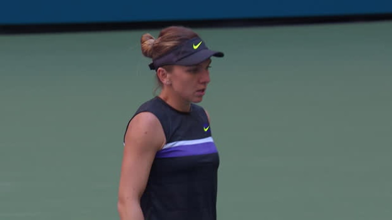 Townsend hands Halep shock US Open exit