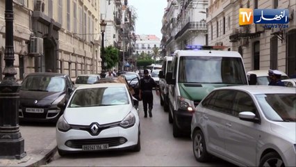 محمد حطاب" يغادر محكمة سيدي امحمد بعد الإستماع إلية في قضية مجمع شلغوم للأشغال الكبرى"