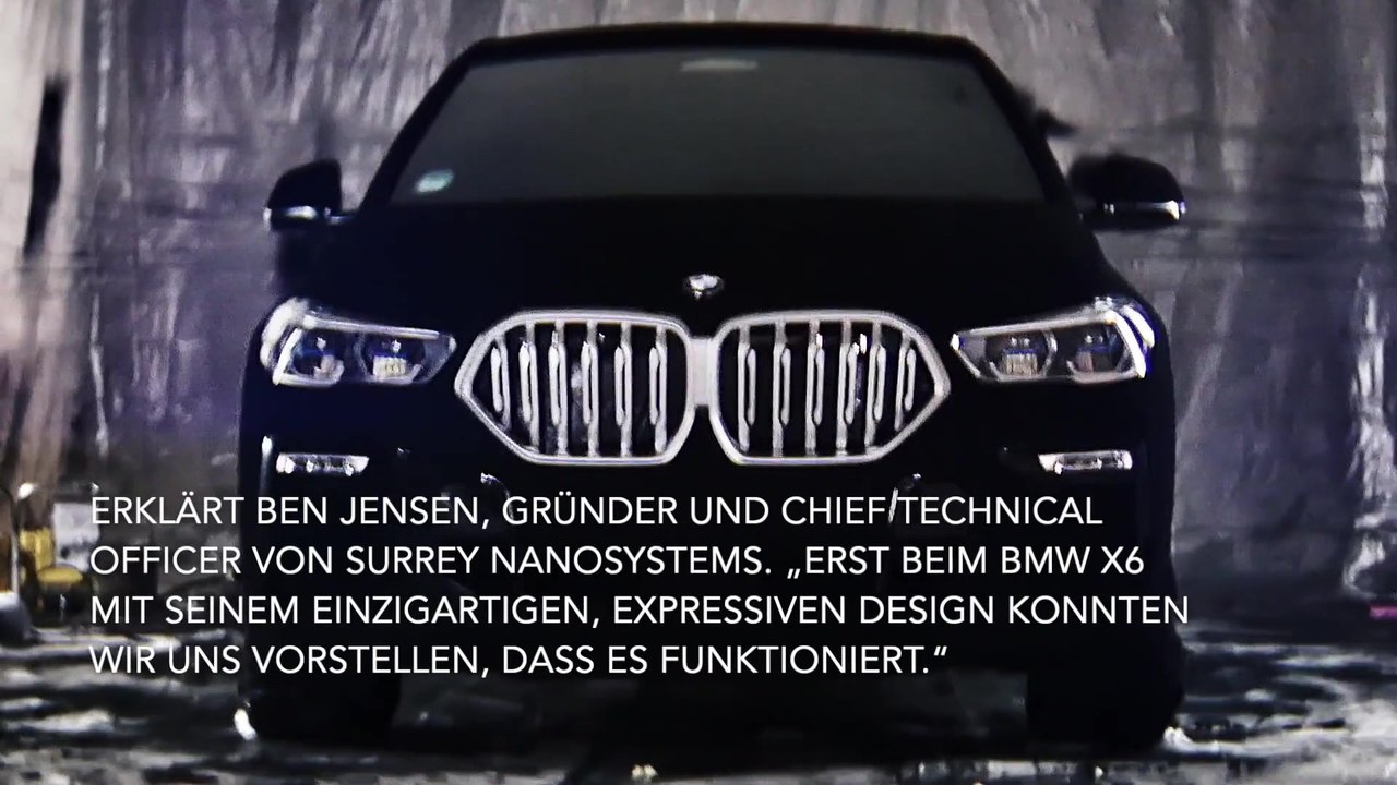 Neuer BMW X6 als spektakuläres Showcar - Weltweit erstes Fahrzeug in Vantablack
