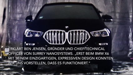 Neuer BMW X6 als spektakuläres Showcar - Weltweit erstes Fahrzeug in Vantablack