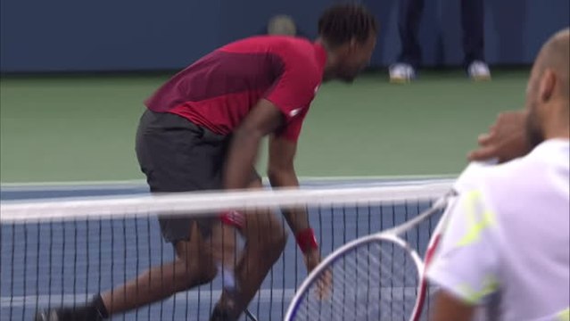 Monfils at his showboating best against Copil