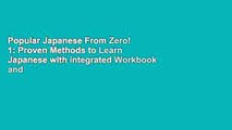 Popular Japanese From Zero! 1: Proven Methods to Learn Japanese with integrated Workbook and