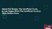 About For Books  The Unofficial Guide to Las Vegas 2018 (The Unofficial Guides)  Best Sellers Rank