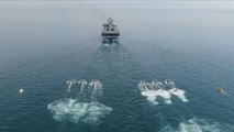 Oruç Reis sondaj gemisine Doğu Akdeniz yolunda hücum botları eşlik ediyor