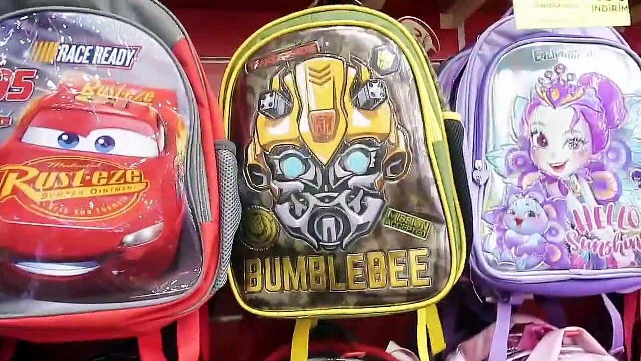 Okula Dönüş Kırtasiye Çanta Alışverişi Back to School Eğlenceli Çocuk su Bidünya Oyuncak 