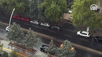 Başkentte sağanak etkili oldu