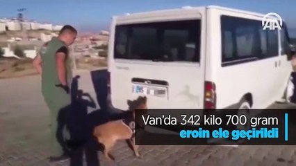 Van'da 342 kilo 700 gram eroin ele geçirildi