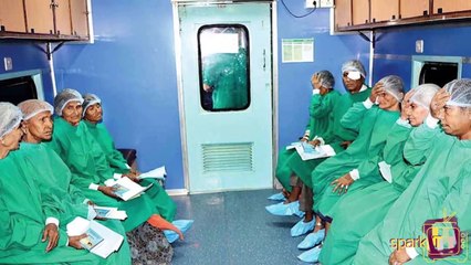 உலகின் முதல் ட்ரைன் மருத்துவமனை எங்கு தொடங்கப்பட்டது?