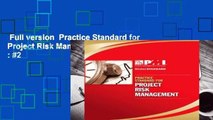 Full version  Practice Standard for Project Risk Management  Best Sellers Rank : #2