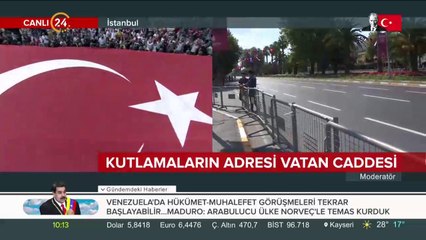 İstanbul'da #30Ağustos coşkusu yaşanıyor