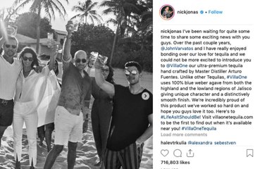 Nick Jonas launches tequila brand