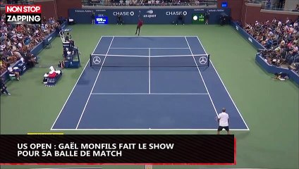 US Open : Gaël Monfils fait le show sur sa balle de match (vidéo)