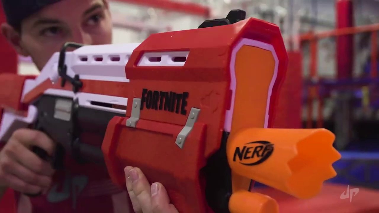 Nerf Fortnite Blasters Battle Dude Perfect video Dailymotion