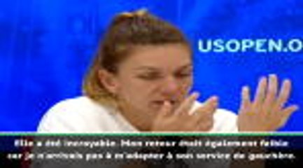 US Open - Halep : "J'ai adopté la mauvaise stratégie"