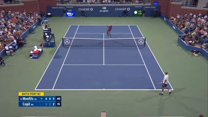 لقطة: بطولة أميركا المفتوحة: مونفيس في أفضل مستوياته ضد كوبيل