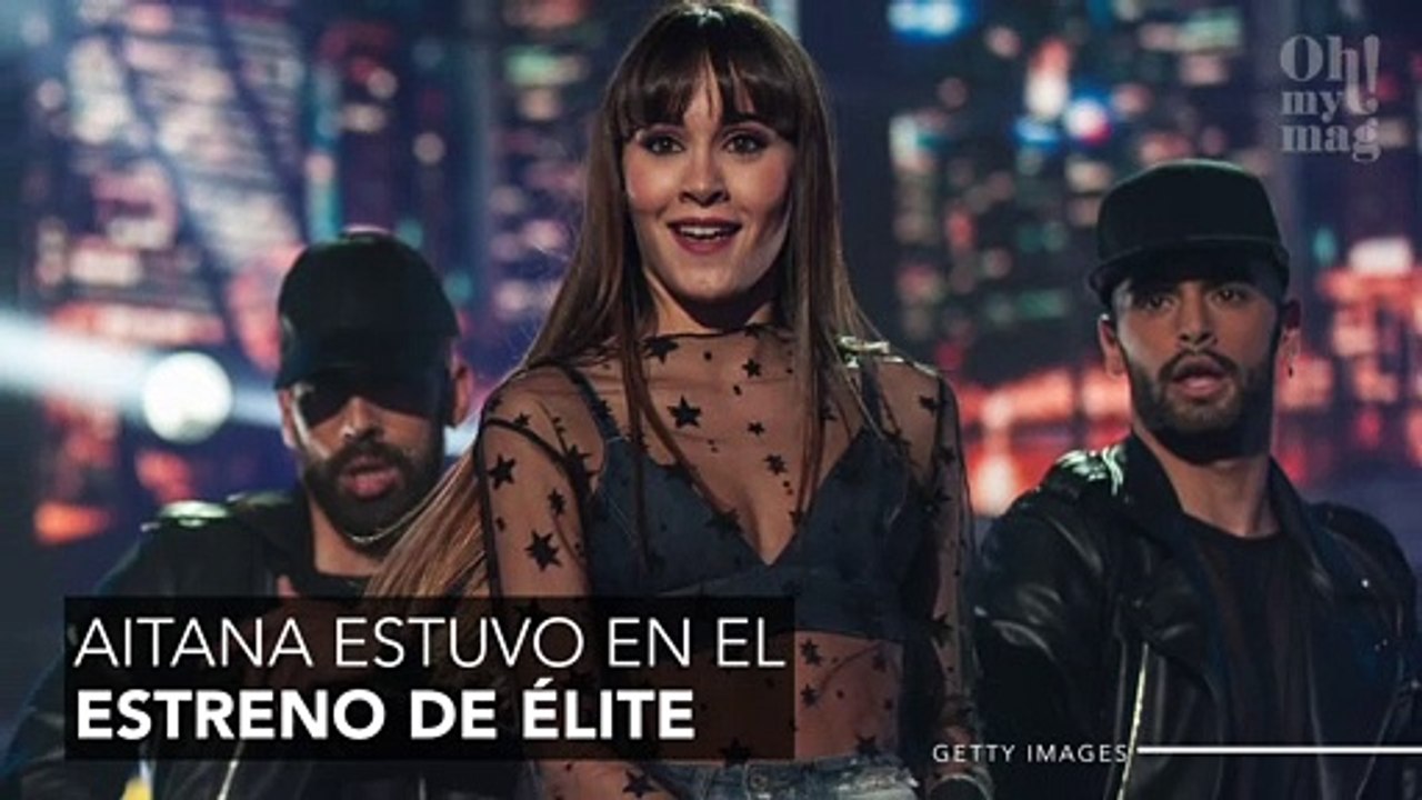 Aitana enloquece a sus fans vestida de novia en la presentación de Élite