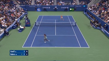 لقطة: بطولة أميركا المفتوحة: غوف تستعدّ لمواجهة اوساكا في الدور الثالث