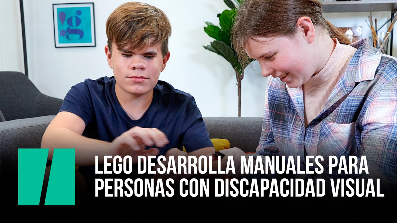 Lego desarrolla manuales de instrucciones para  personas con discapacidad visual