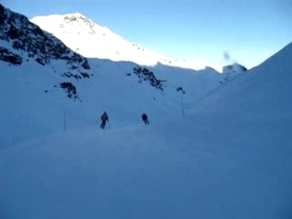 les menuires - meribel par la piste . 4. team D4H