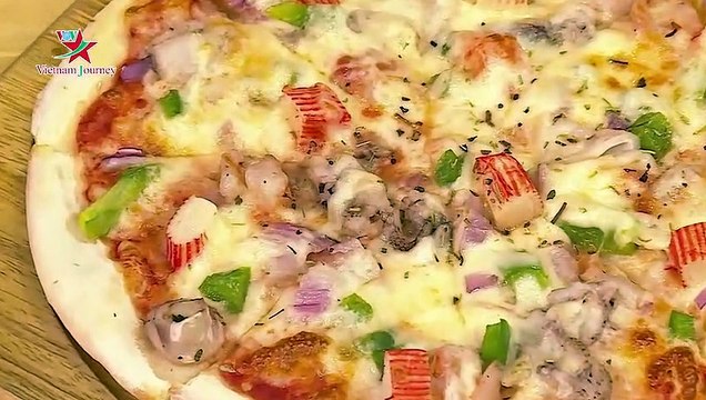 Ăn bánh Pizza tươi không chỉ ngon mà còn đẹp mắt phố Thành Công