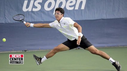 下载视频: Chung Hyeon reaches third round of US Open after stunning comeback