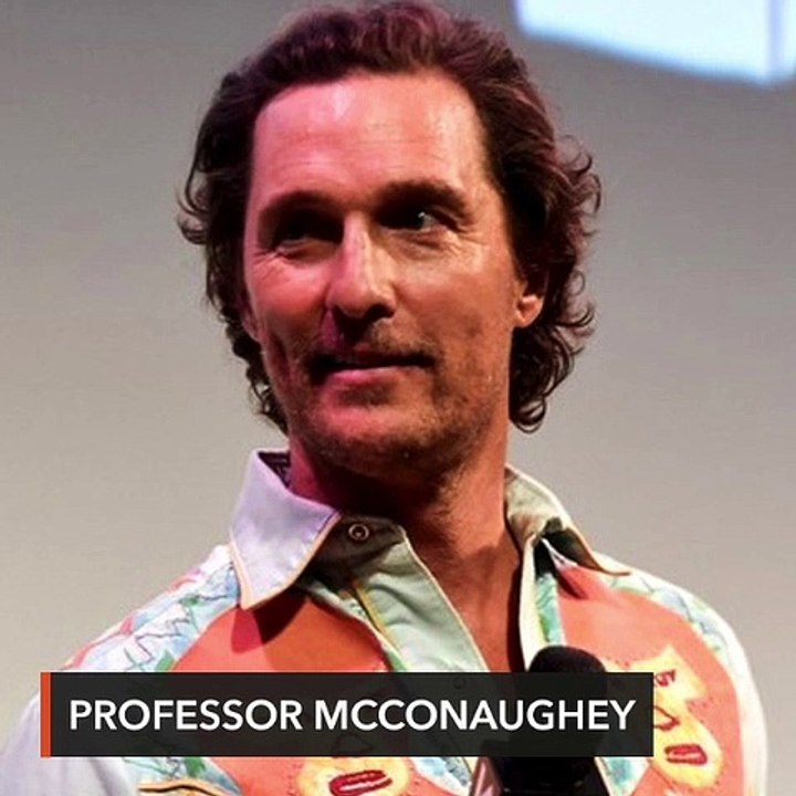 Matthew McConaughey now a professor at University of Texas