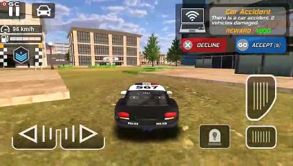 Police Car Chase City "Sports Cop Car Driver Simulator" Android Gameplay Video #5