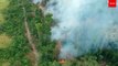 Amazon Fires: Dramatic Drone Footage Shows Fire Gathering Strength