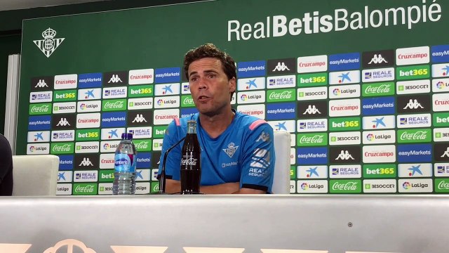 Rubi, en la Previa del Betis-Leganés